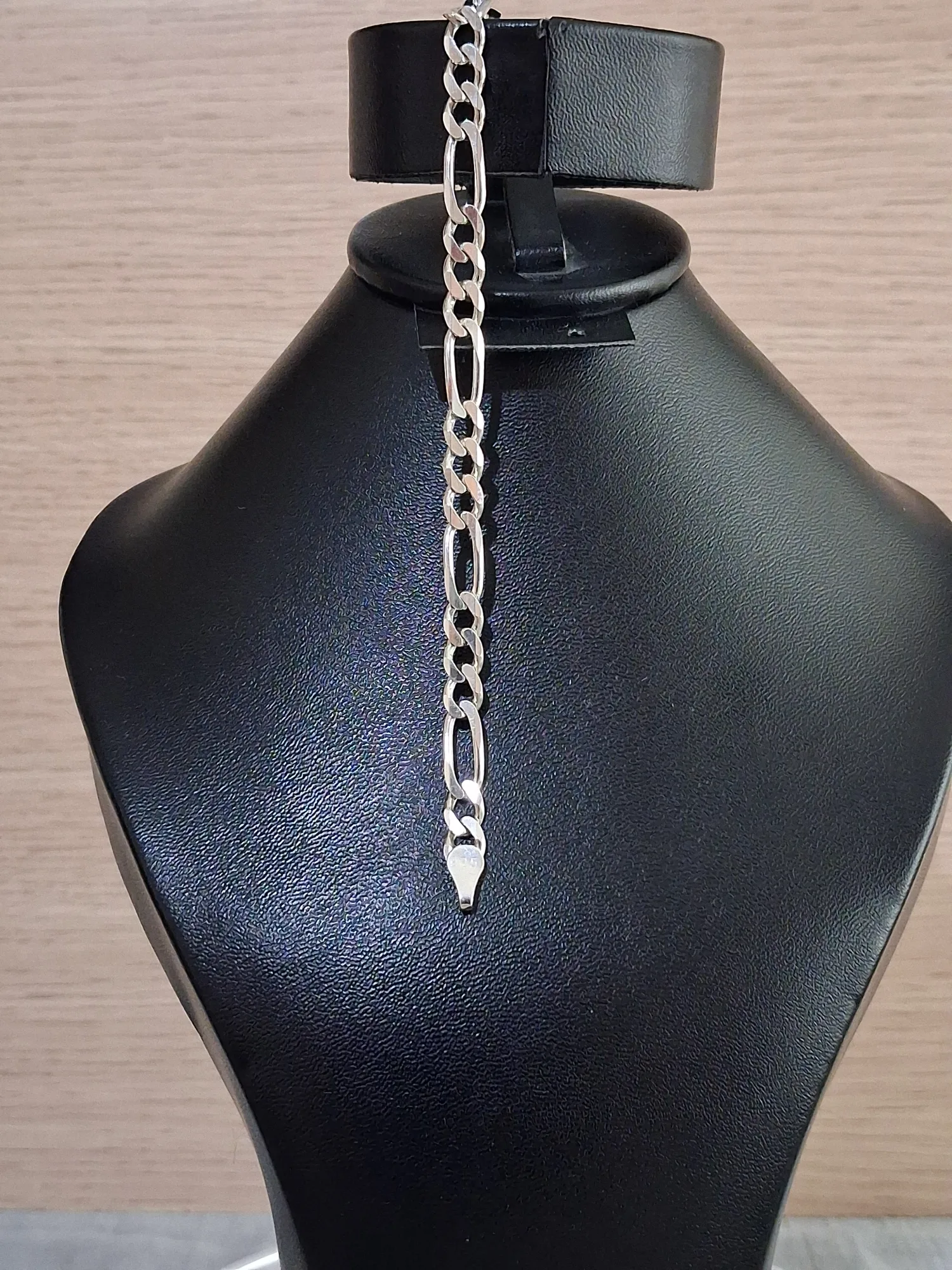 سلسال كارتي  فضة  925 ✨  فخامة وأناقة رجالية 🖤